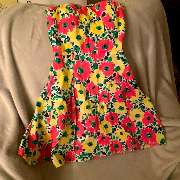 Lily Pulitzer Strapless Brunch Dress.